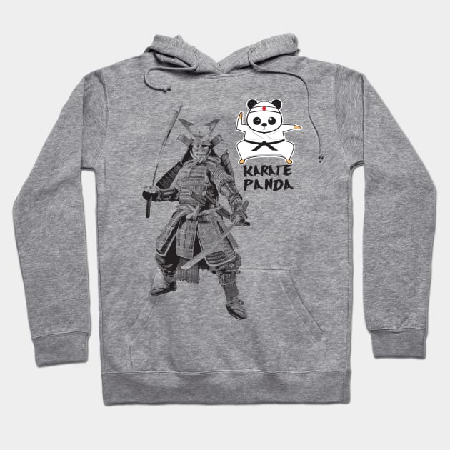 Samurai Warrior Hoodie by Karate Panda